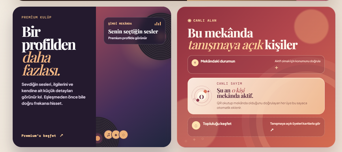 Cafe Tanışma QR Uygulaması